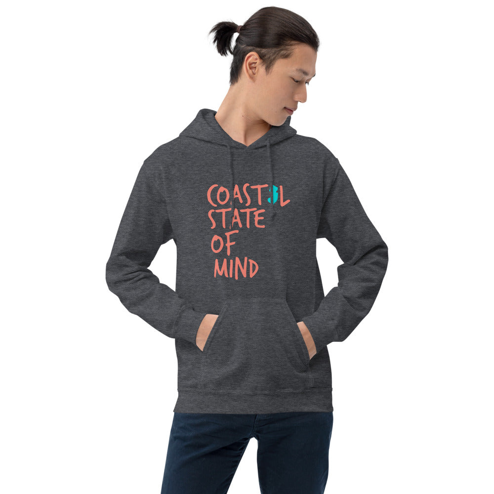 Coastal State of Mind™ New Jersey Beach & Bonfire Unisex Hoodie
