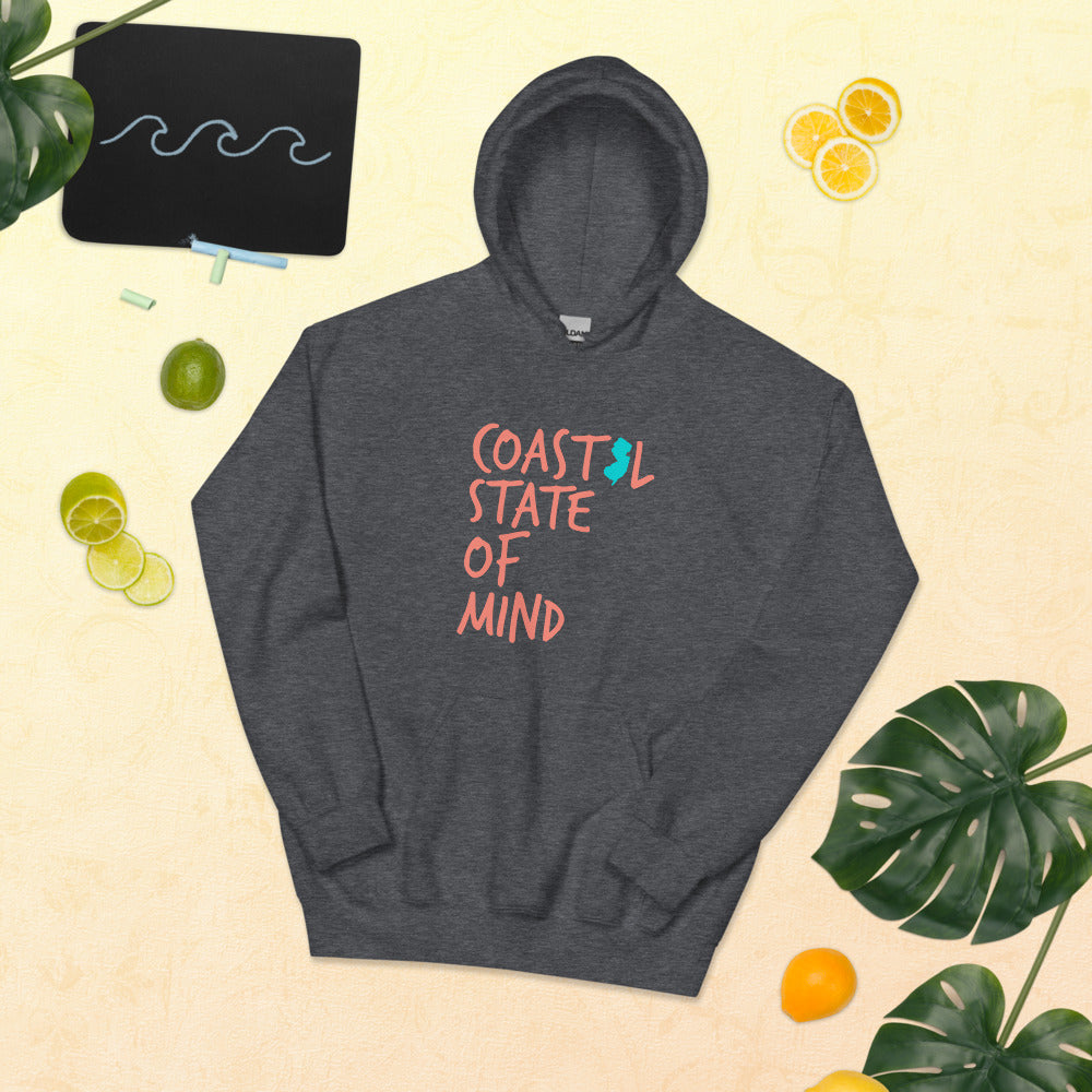 Coastal State of Mind™ New Jersey Beach & Bonfire Unisex Hoodie
