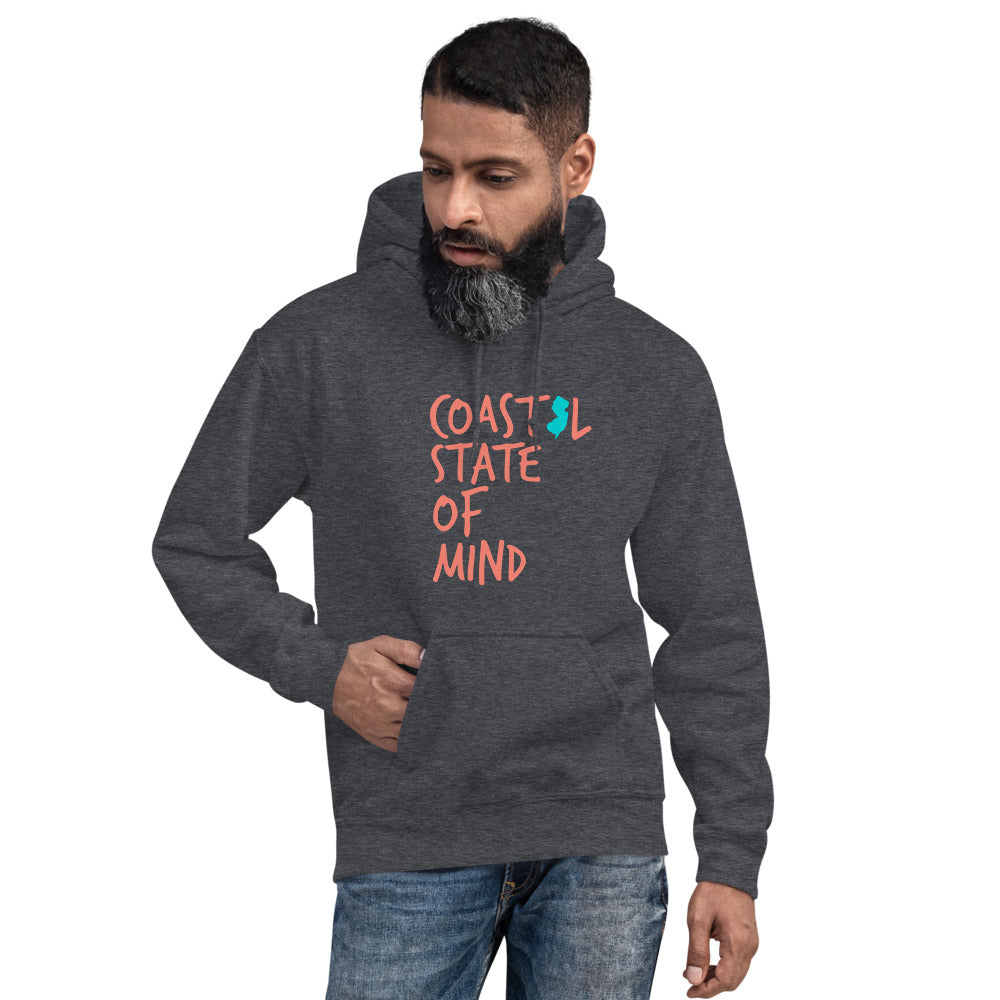 Coastal State of Mind™ New Jersey Beach & Bonfire Unisex Hoodie