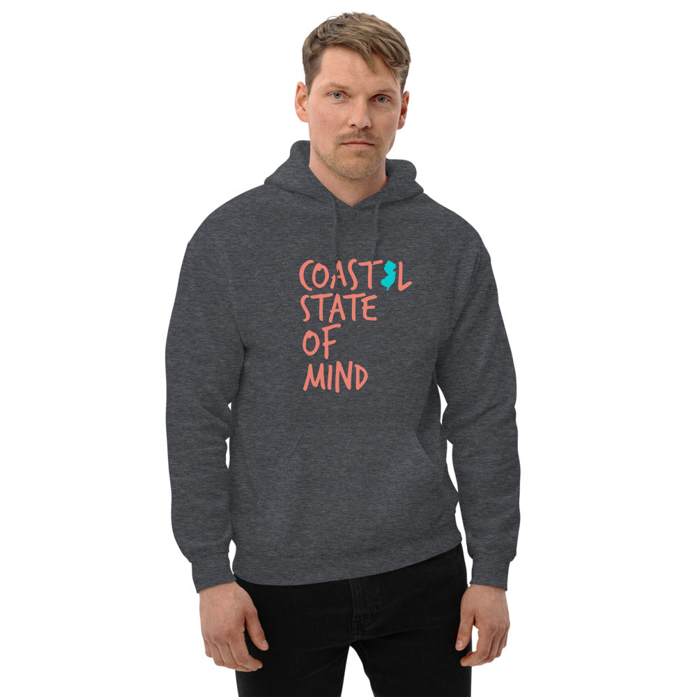 Coastal State of Mind™ New Jersey Beach & Bonfire Unisex Hoodie
