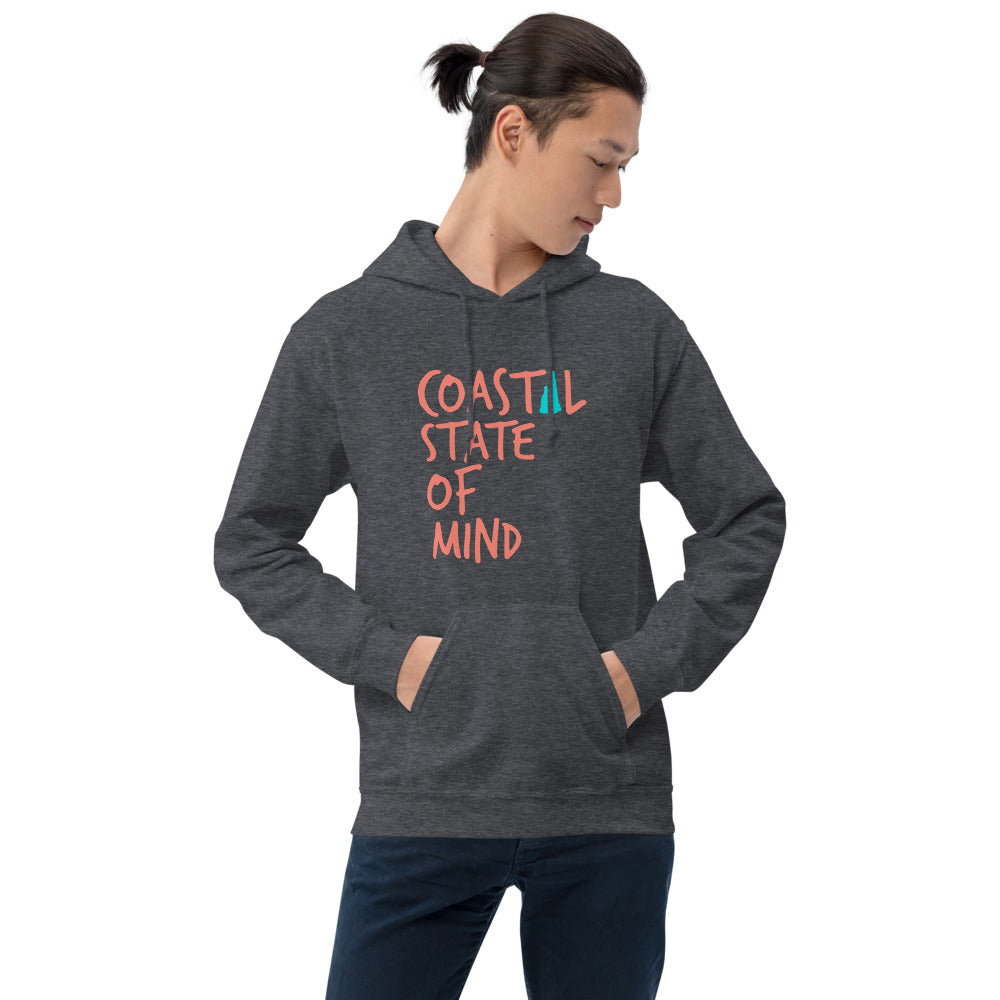 Coastal State of Mind™ New Hampshire Beach & Bonfire Unisex Hoodie