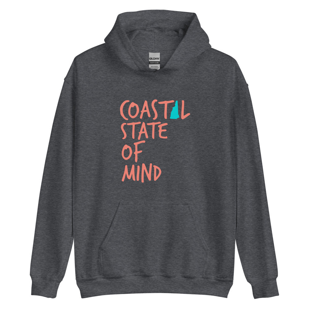 Coastal State of Mind™ New Hampshire Beach & Bonfire Unisex Hoodie