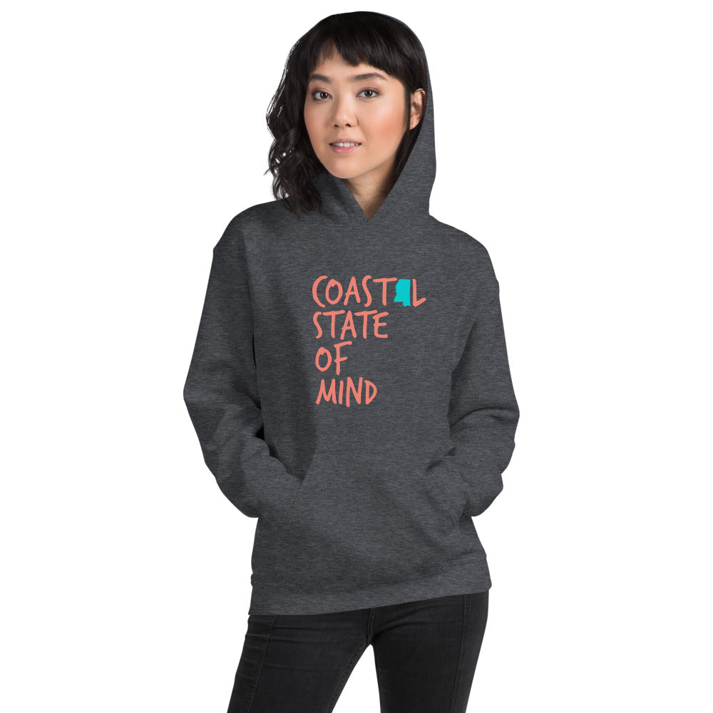Coastal State of Mind™ Mississippi Beach & Bonfire Unisex Hoodie