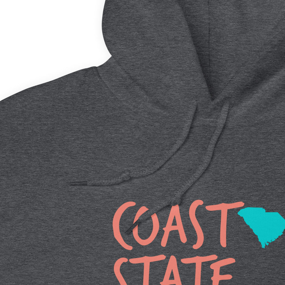 Coastal State of Mind™ South Carolina Beach & Bonfire Unisex Hoodie