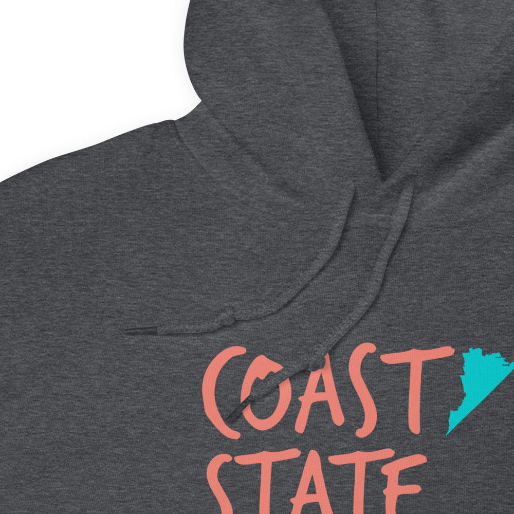 Coastal State of Mind™ Virginia Beach & Bonfire Unisex Hoodie