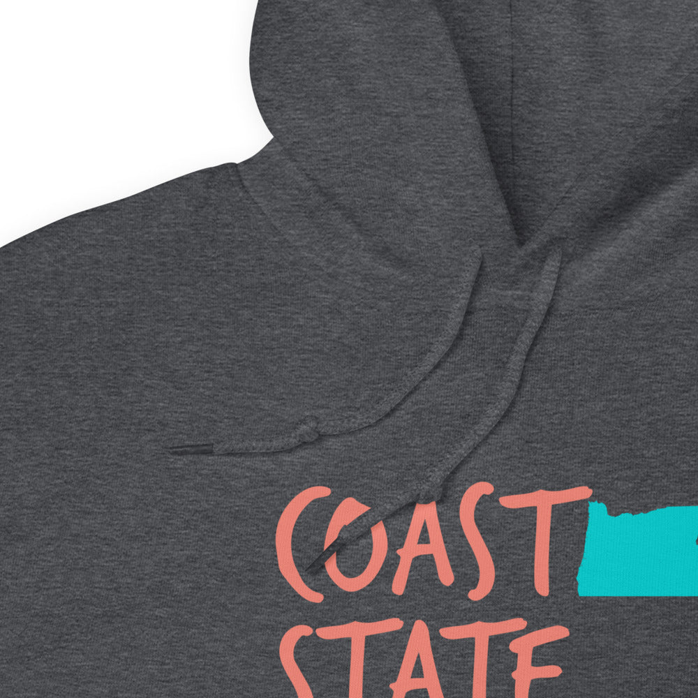 Coastal State of Mind™ Oregon Beach & Bonfire Unisex Hoodie