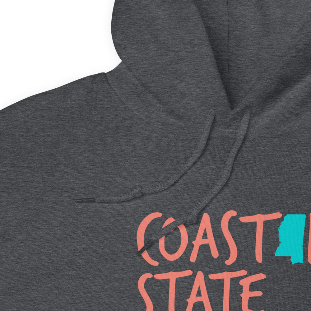 Coastal State of Mind™ Mississippi Beach & Bonfire Unisex Hoodie
