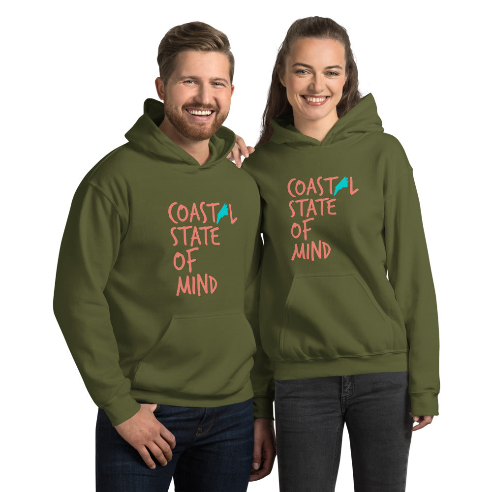 Coastal State of Mind North Carolina Beach & Bonfire Unisex Hoodie