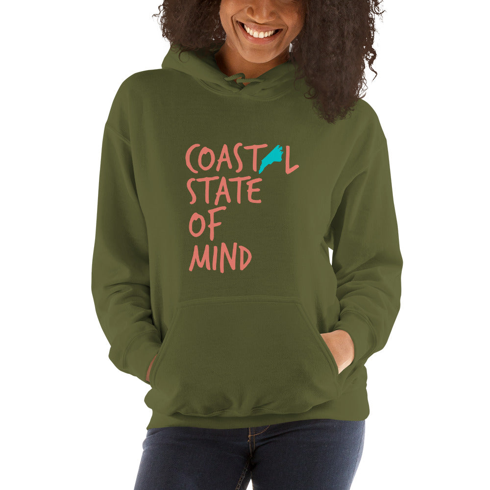 Coastal State of Mind North Carolina Beach & Bonfire Unisex Hoodie