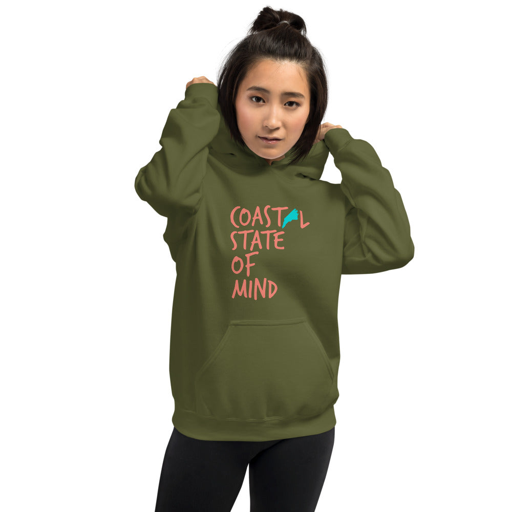 Coastal State of Mind North Carolina Beach & Bonfire Unisex Hoodie