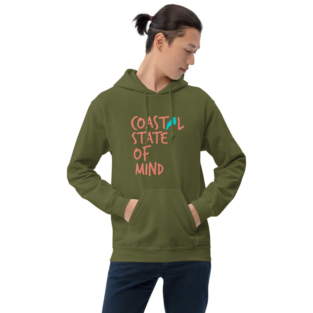 Coastal State of Mind North Carolina Beach & Bonfire Unisex Hoodie
