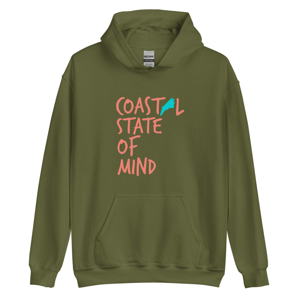 Coastal State of Mind North Carolina Beach & Bonfire Unisex Hoodie