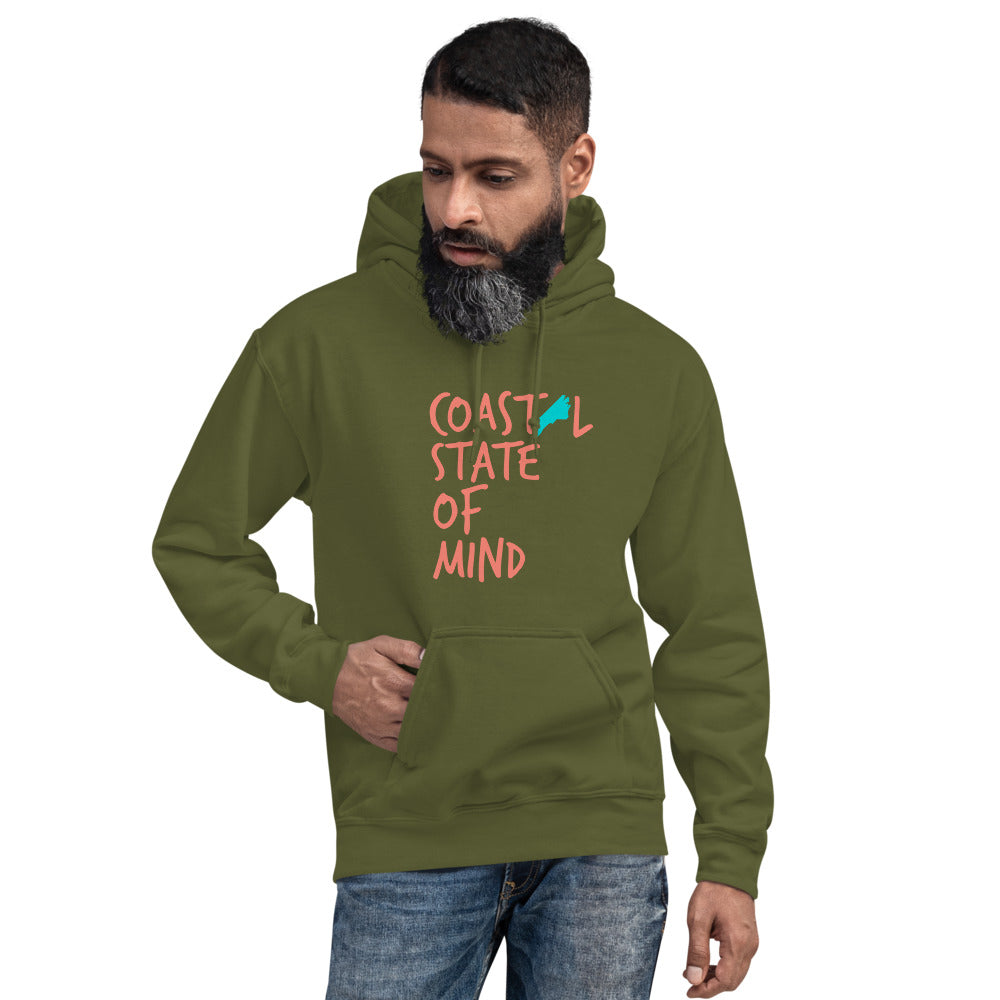 Coastal State of Mind North Carolina Beach & Bonfire Unisex Hoodie