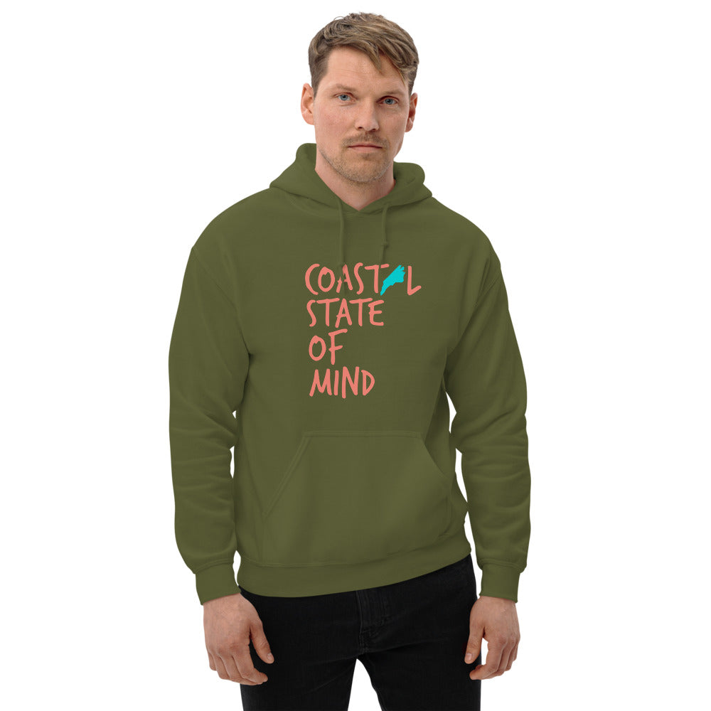 Coastal State of Mind North Carolina Beach & Bonfire Unisex Hoodie