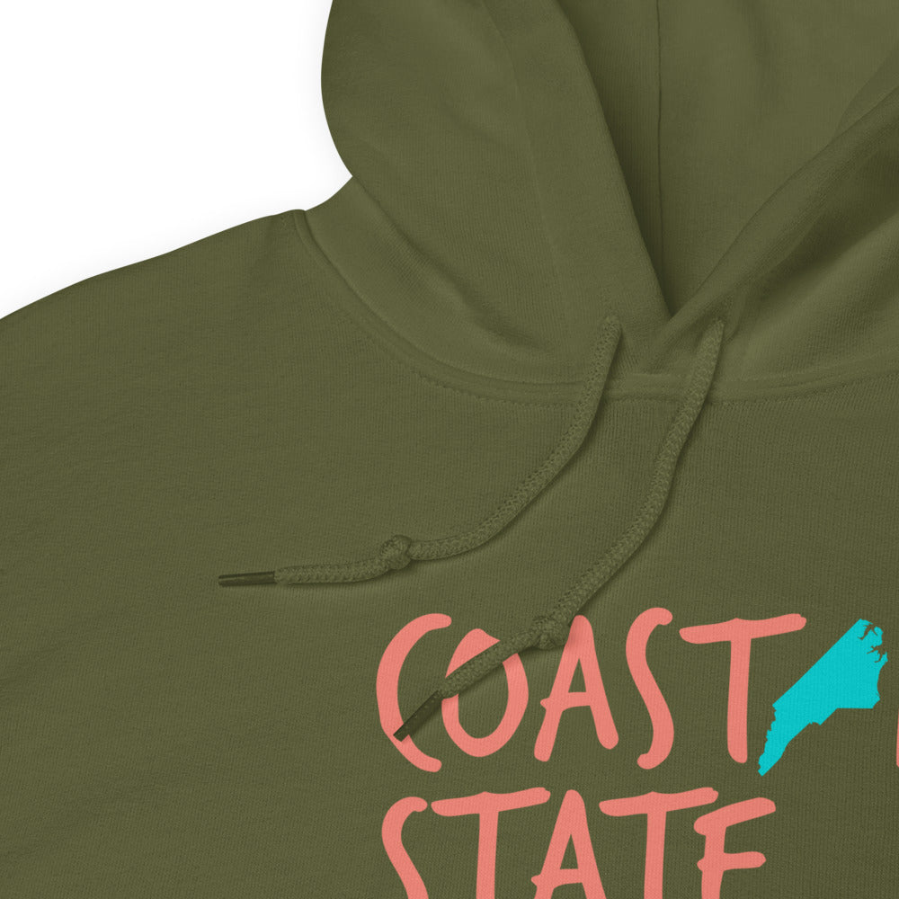 Coastal State of Mind North Carolina Beach & Bonfire Unisex Hoodie