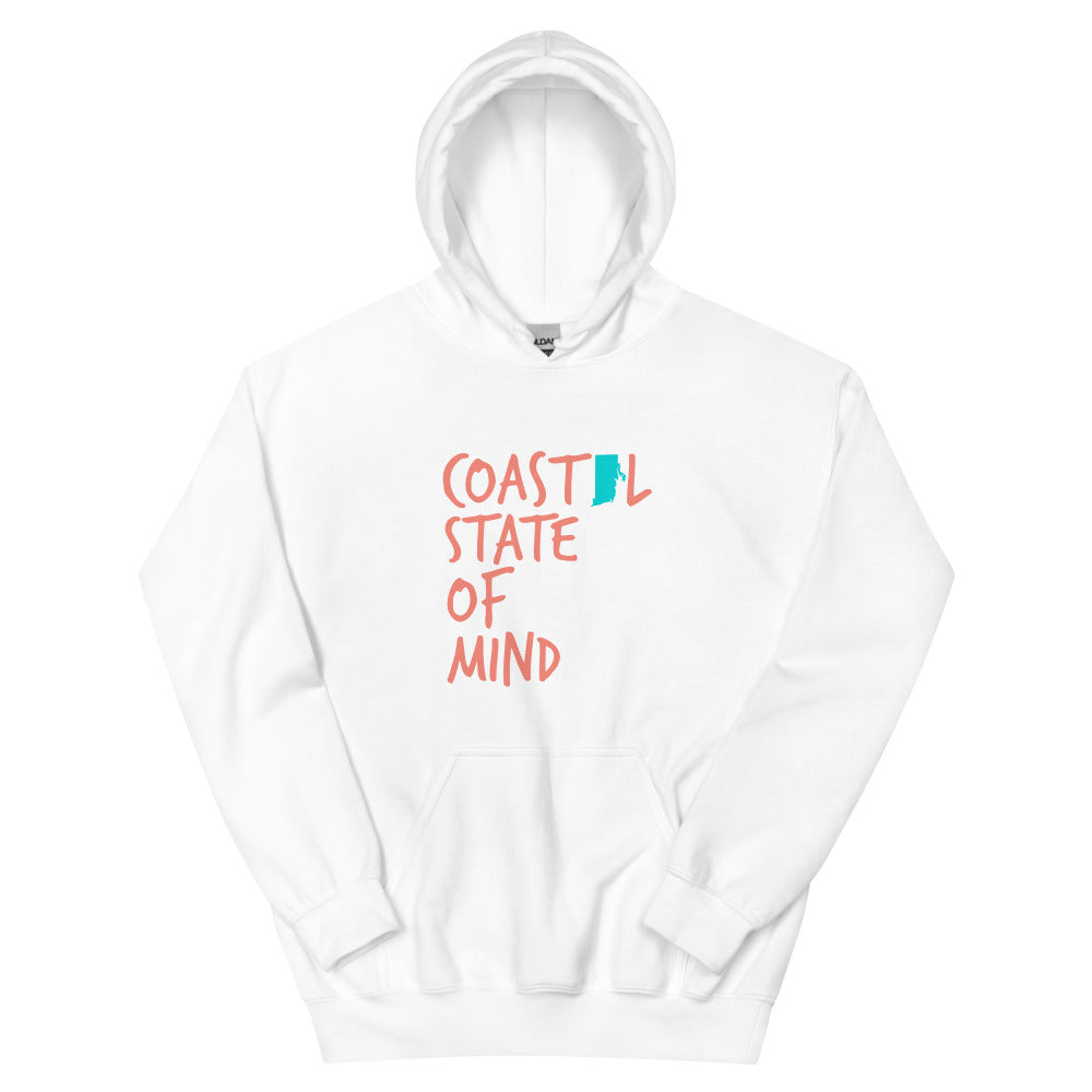 Coastal State of Mind™ Rhode Island Beach & Bonfire Unisex Hoodie