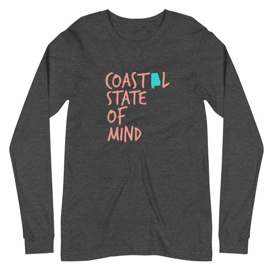 Coastal State of Mind™ Alabama Unisex Long Sleeve Tee