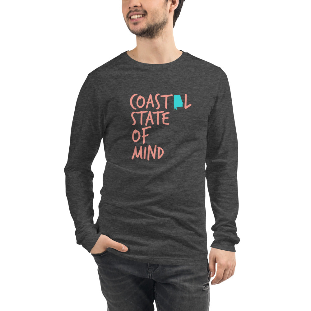 Coastal State of Mind™ Alabama Unisex Long Sleeve Tee