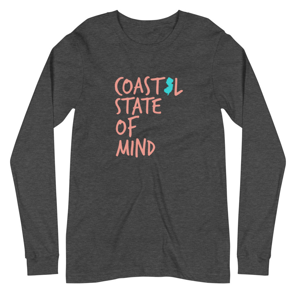 Coastal State of Mind™ New Jersey Unisex Long Sleeve Tee