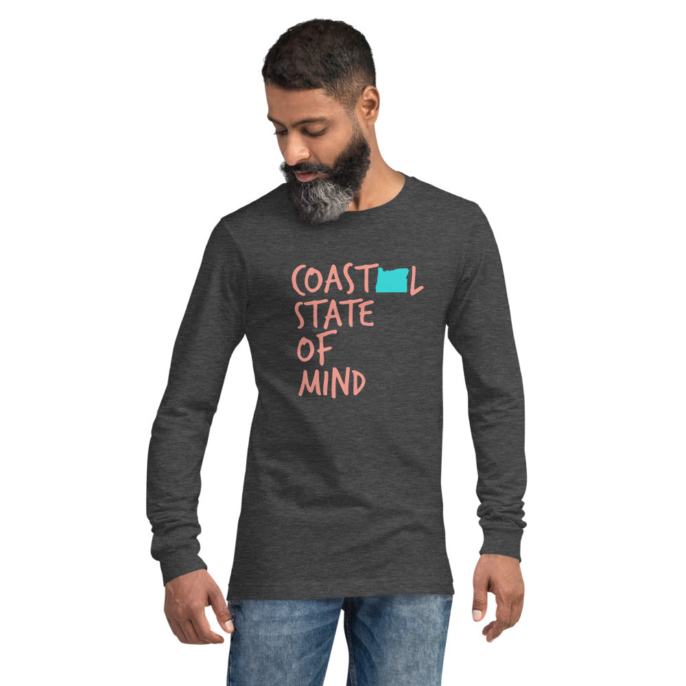 Coastal State of Mind™ Oregon Unisex Long Sleeve Tee
