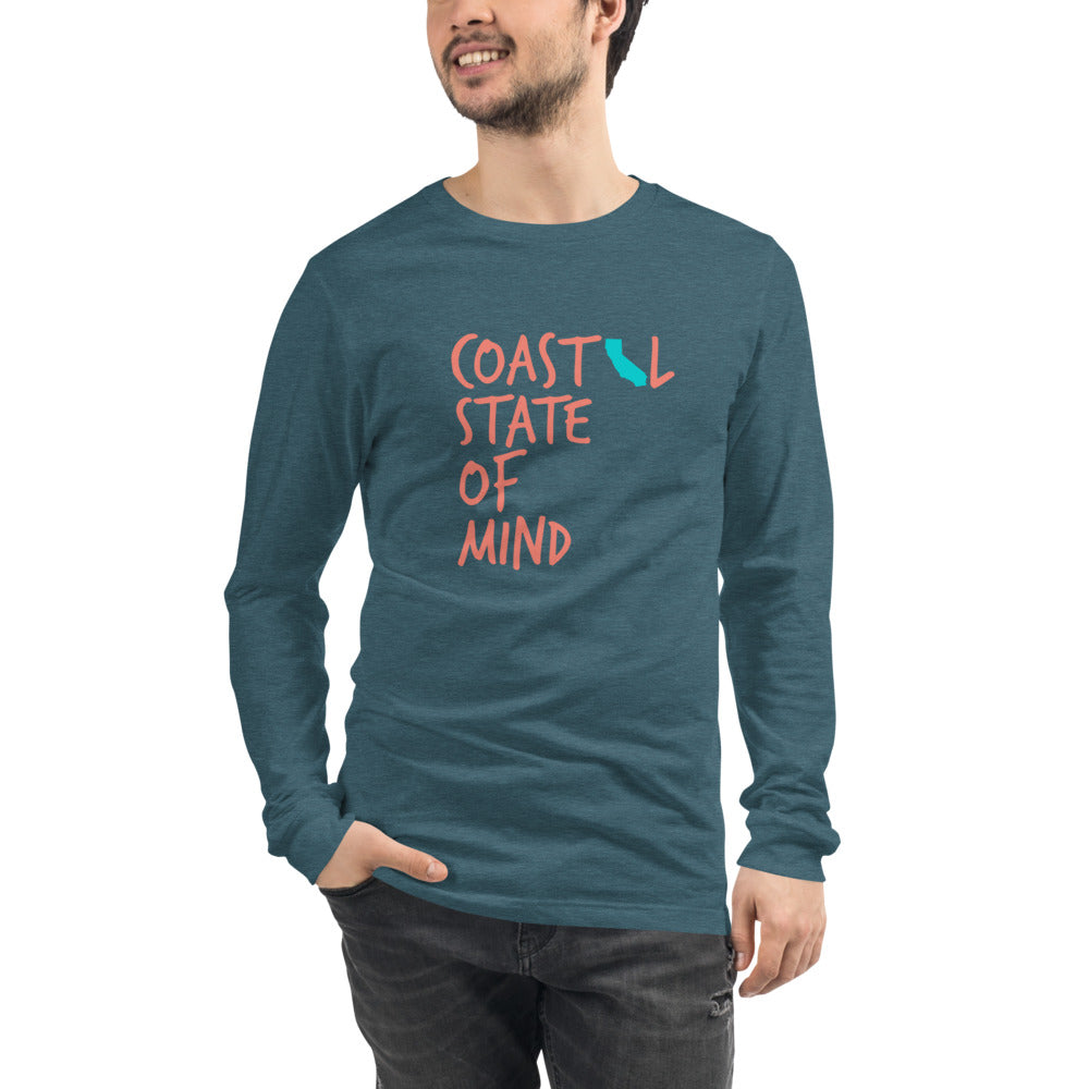 Coastal State of Mind™ California Unisex Long Sleeve Tee