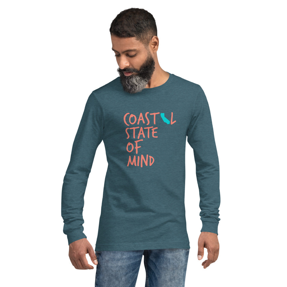 Coastal State of Mind™ California Unisex Long Sleeve Tee