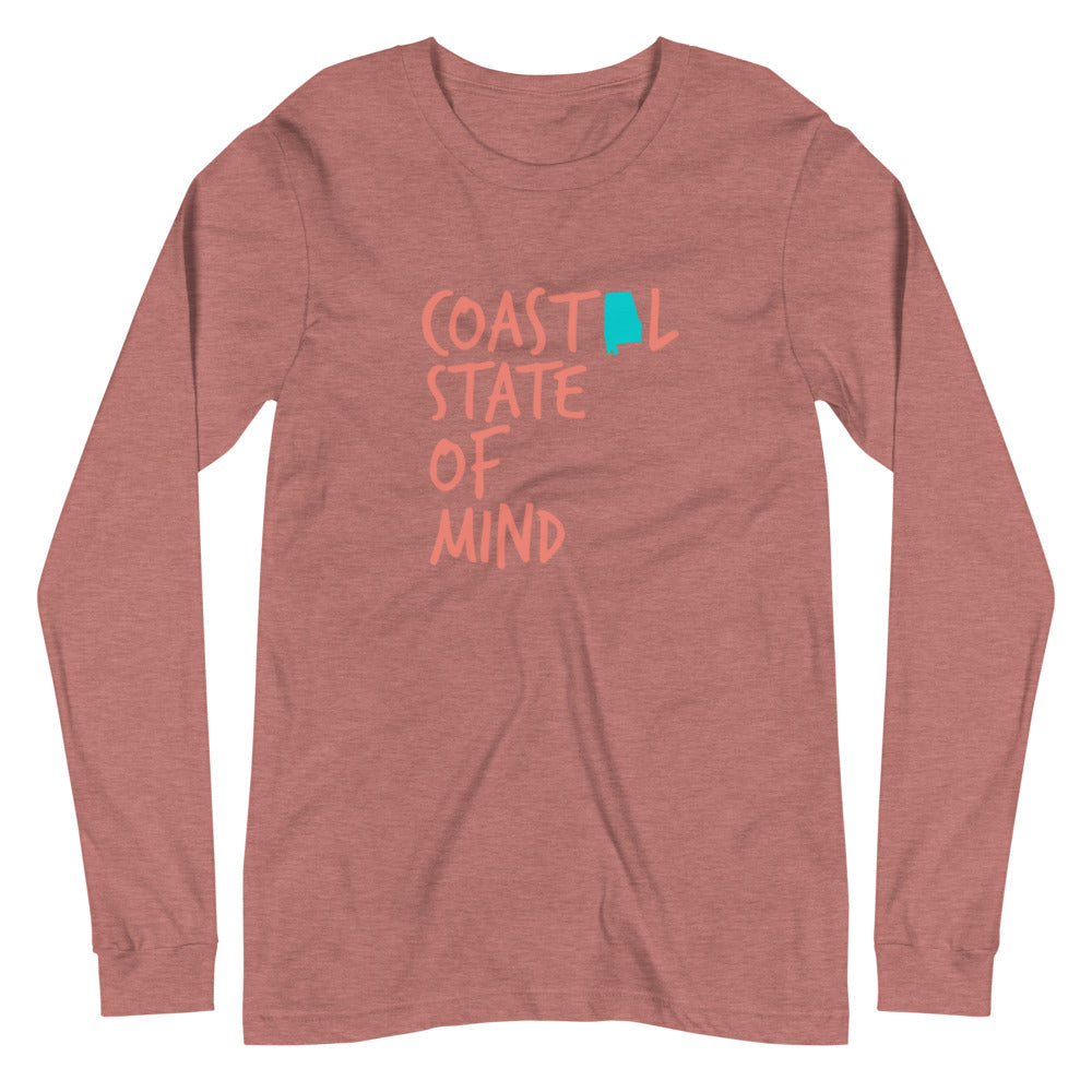 Coastal State of Mind™ Alabama Unisex Long Sleeve Tee