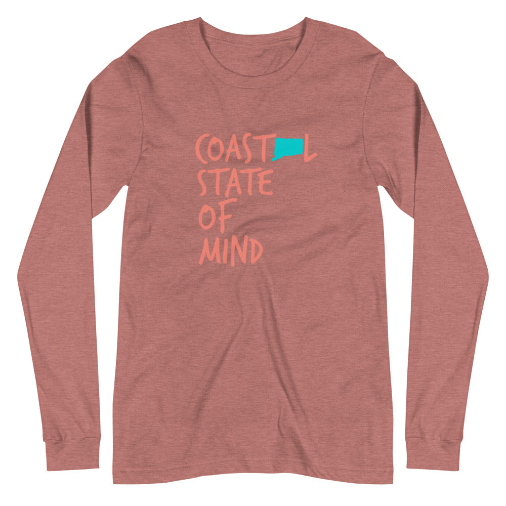 Coastal State of Mind™ Connecticut Unisex Long Sleeve Tee