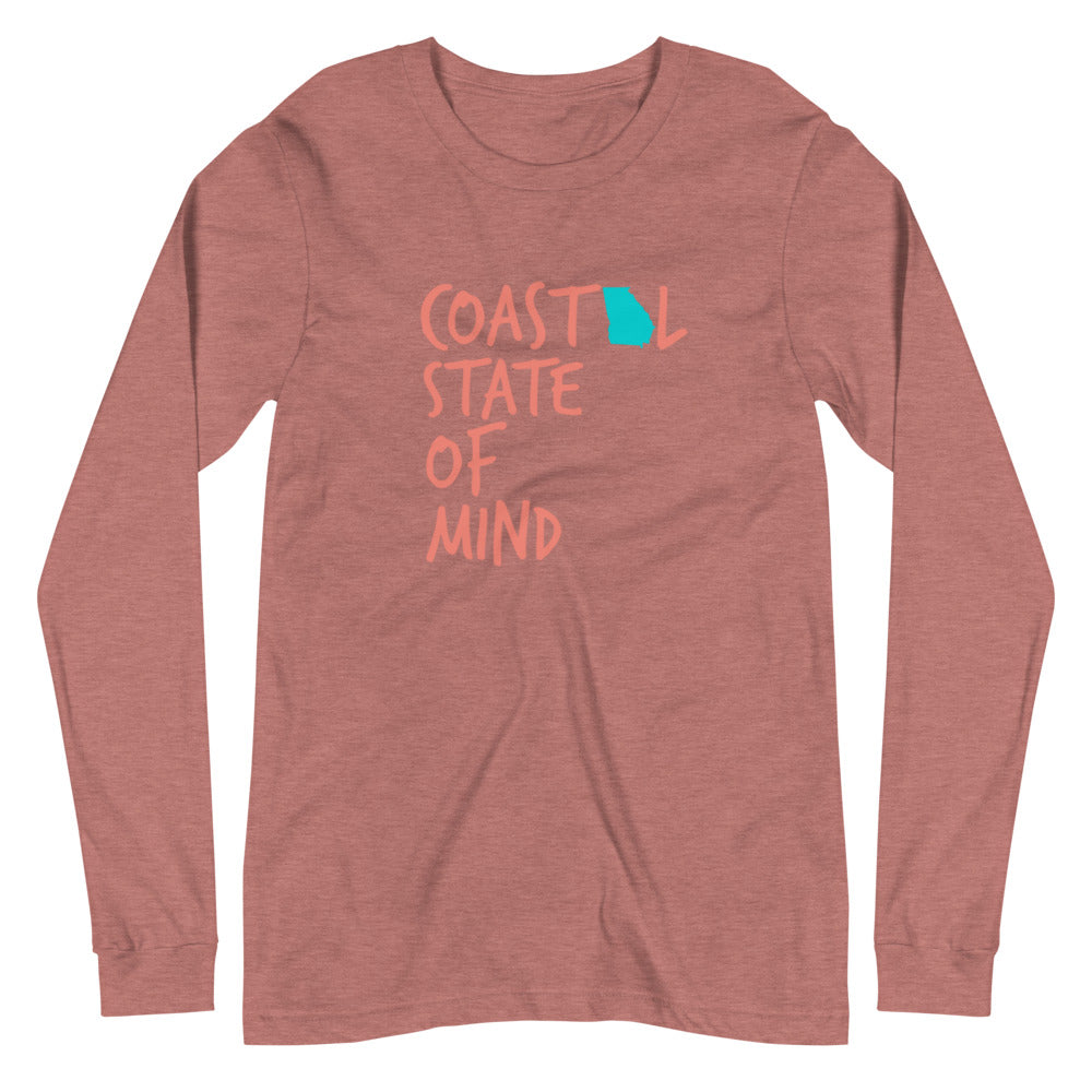 Coastal State of Mind™ Georgia Unisex Long Sleeve Tee
