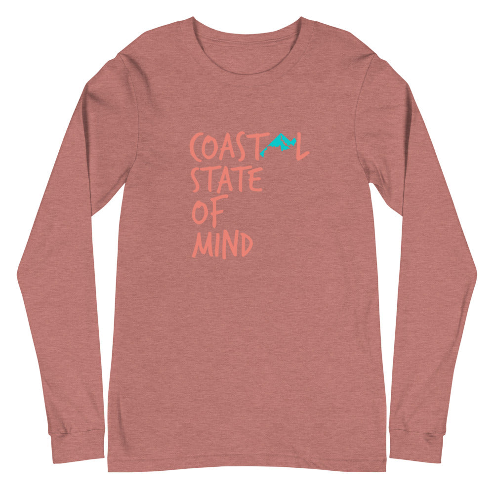 Coastal State of Mind™ Maryland Unisex Long Sleeve Tee