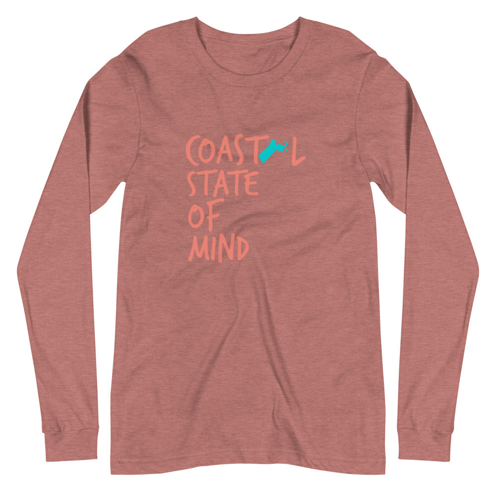 Coastal State of Mind™ Massachusetts Unisex Long Sleeve Tee