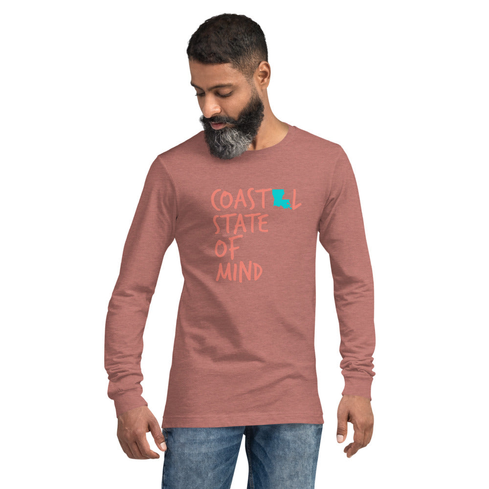 Coastal State of Mind™ Louisiana Unisex Long Sleeve Tee