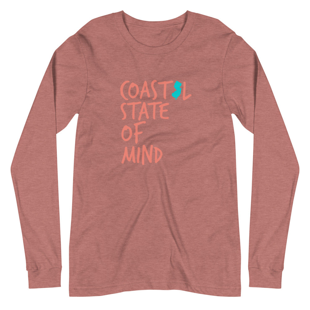 Coastal State of Mind™ New Jersey Unisex Long Sleeve Tee