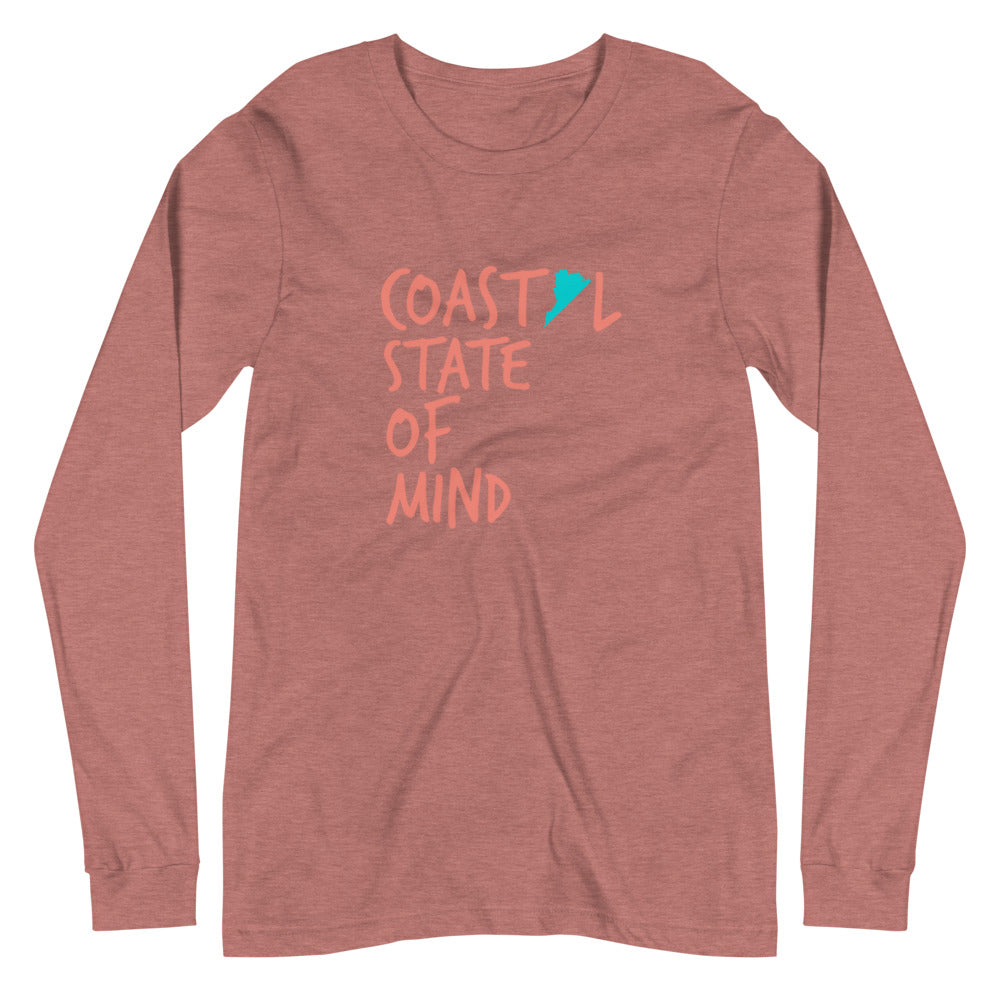Coastal State of Mind™ Virginia Unisex Long Sleeve Tee