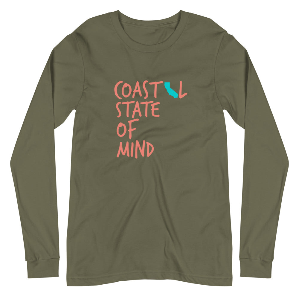 Coastal State of Mind™ California Unisex Long Sleeve Tee