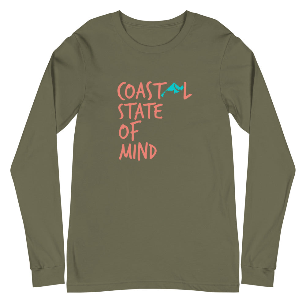 Coastal State of Mind™ Maryland Unisex Long Sleeve Tee