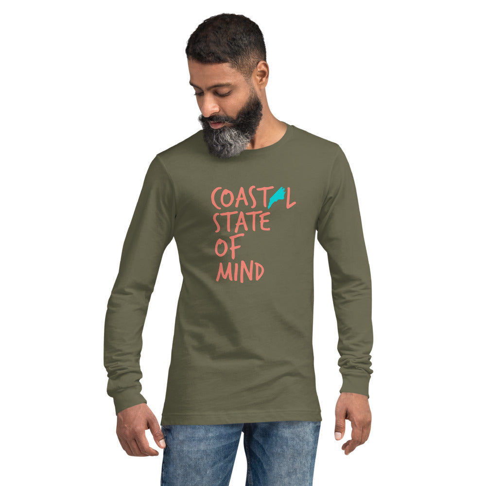 Coastal State of Mind™ North Carolina Unisex Long Sleeve Tee