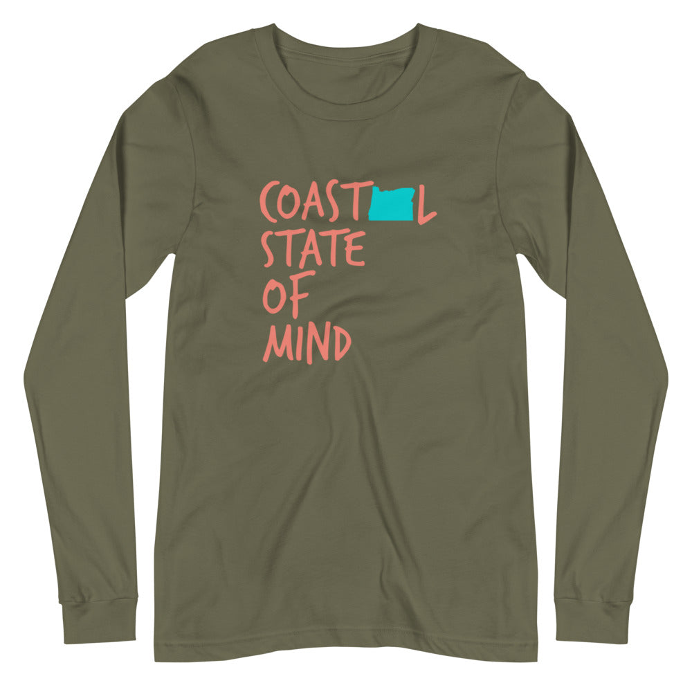 Coastal State of Mind™ Oregon Unisex Long Sleeve Tee