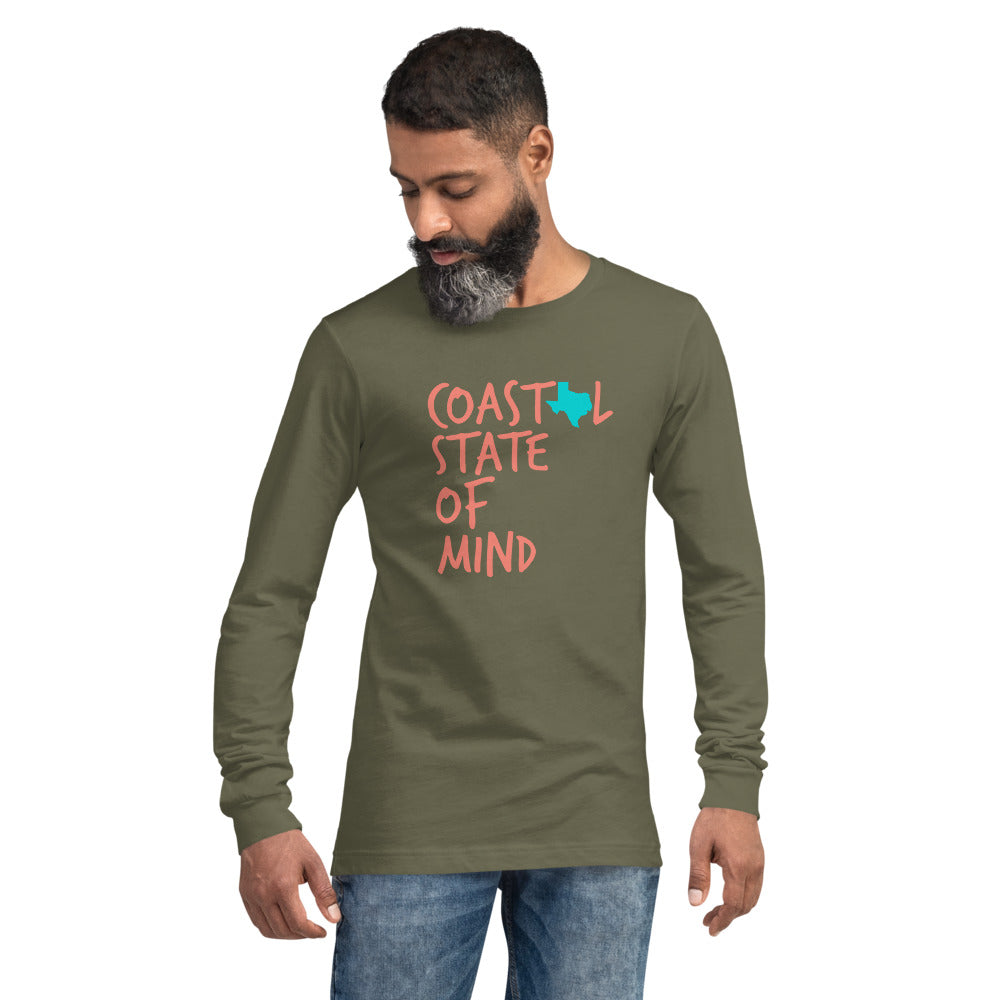 Coastal State of Mind™ Texas Unisex Long Sleeve Tee