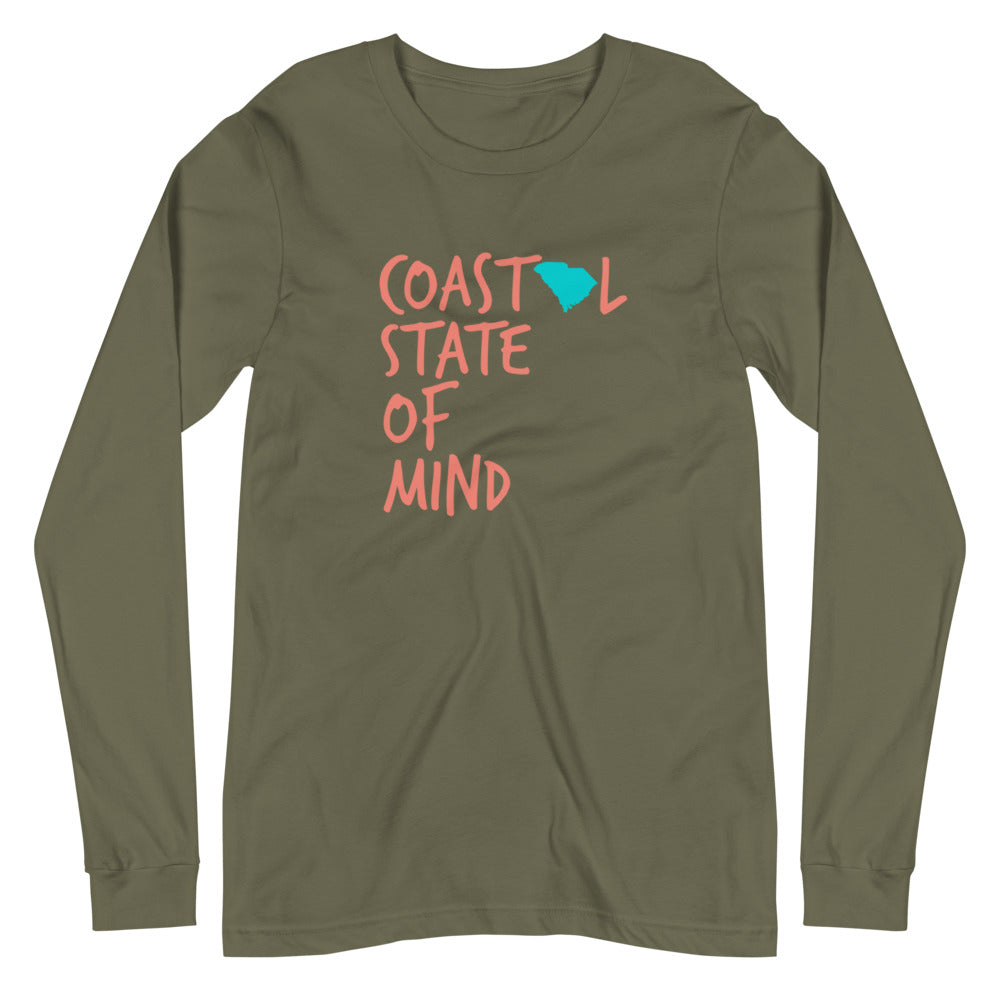 Coastal State of Mind™ South Carolina Unisex Long Sleeve Tee
