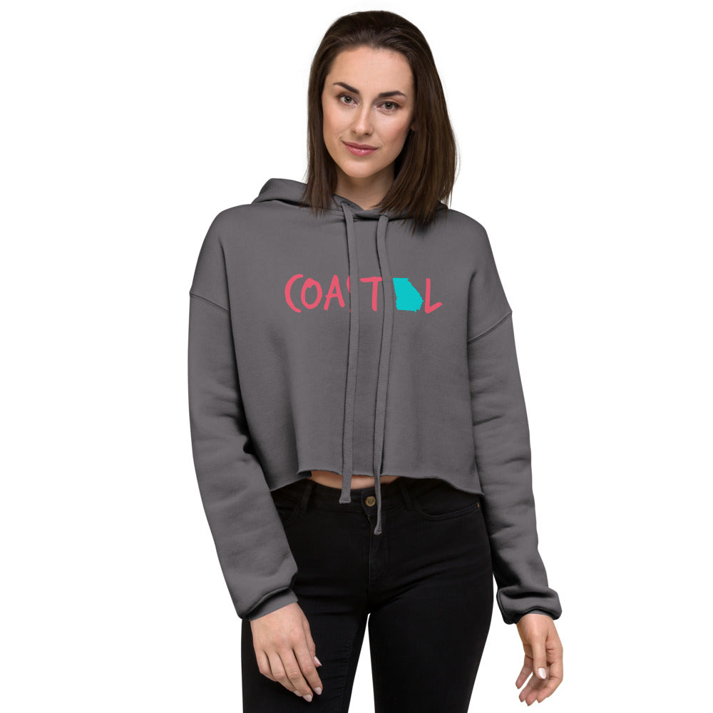 Coastal Georgia™ Cropped Beach Hoodie